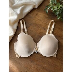 Wacoal 85340 40DD Beige Seamless Underwire T-Shirt Bra French Garden Nude